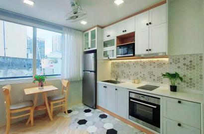 Cozy studio serviced apartment leasing on Cao Thang St, District 3, HCMC