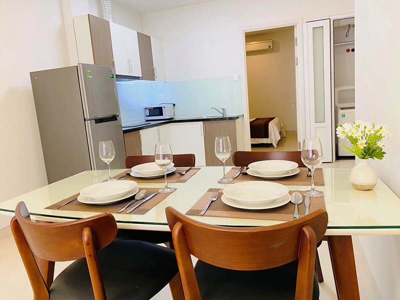 The nice serviced apartment for rent in Thao Dien suitable for Expat in District 2
