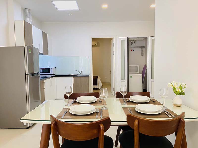 The nice serviced apartment for rent in Thao Dien suitable for Expat in District 2