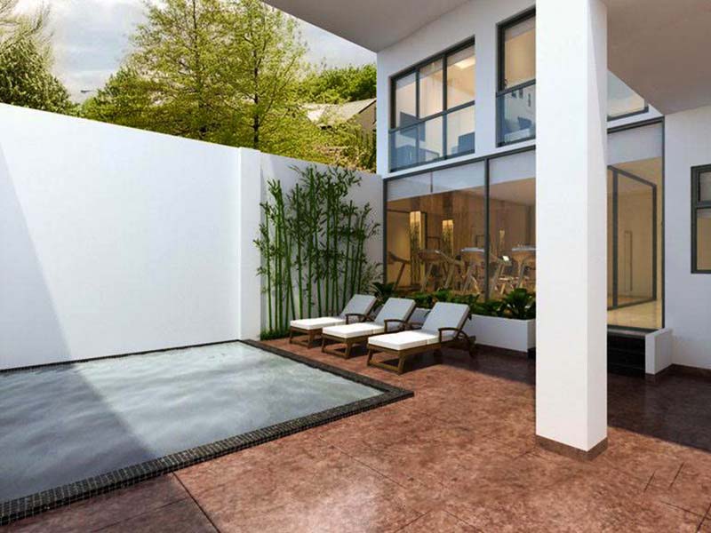 Modern serviced apartment for rent in Thu Duc City Thao Dien area District 2.