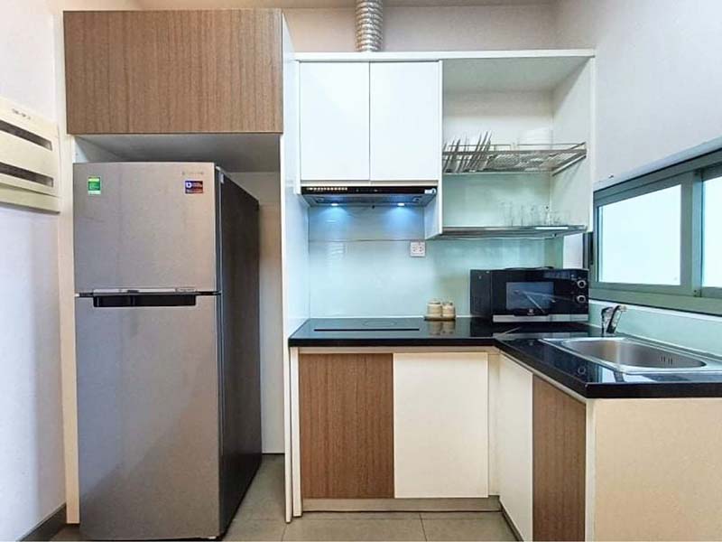 Modern serviced apartment for rent in Thu Duc City Thao Dien area District 2.