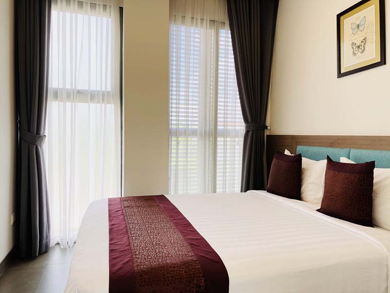 Three bedrooms serviced flat renting in Thao Dien Ward District 2 Thu Duc City
