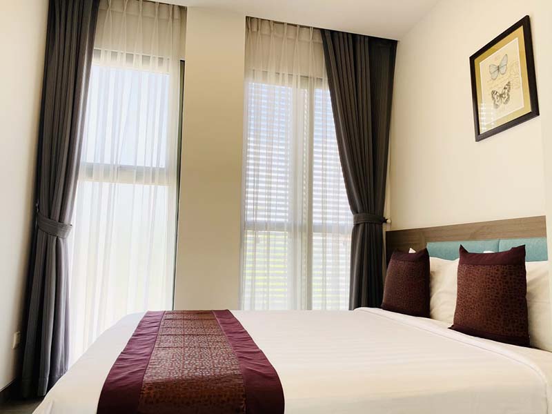 Three bedrooms serviced flat renting in Thao Dien Ward District 2 Thu Duc City