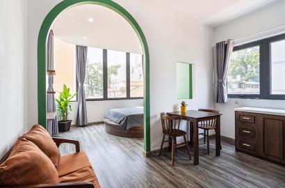Vintage serviced concept apartment renting in Vo Van Tan Street, District 3
