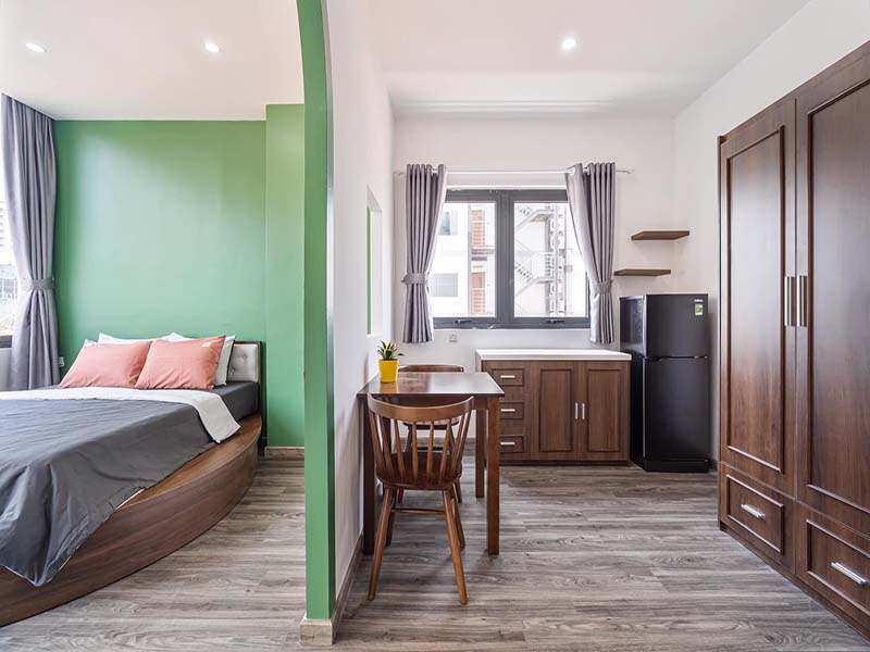 Vintage serviced concept apartment renting in Vo Van Tan Street, District 3