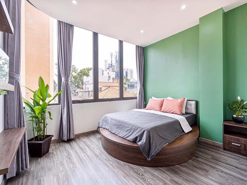 Vintage serviced concept apartment renting in Vo Van Tan Street, District 3