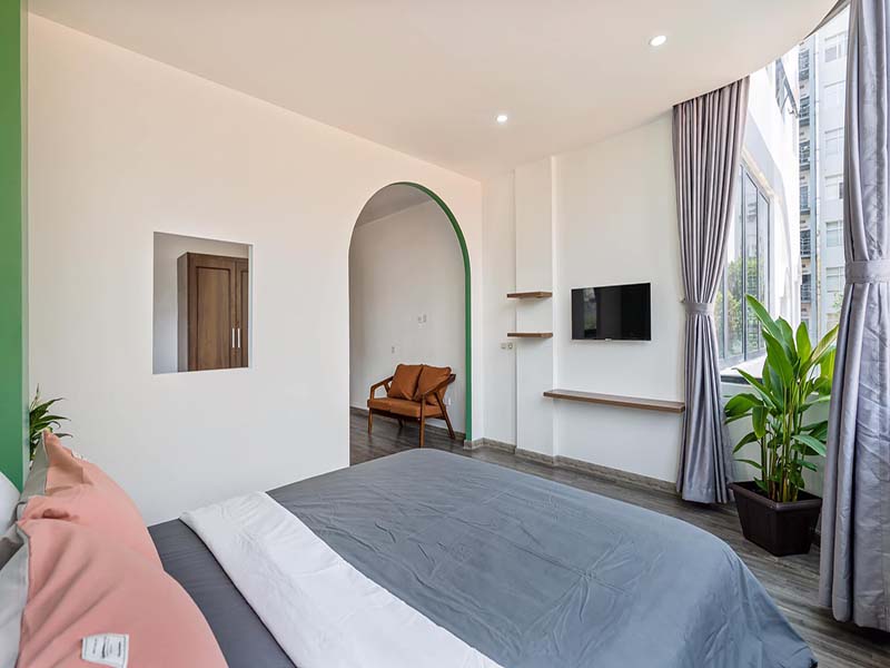 Vintage serviced concept apartment renting in Vo Van Tan Street, District 3