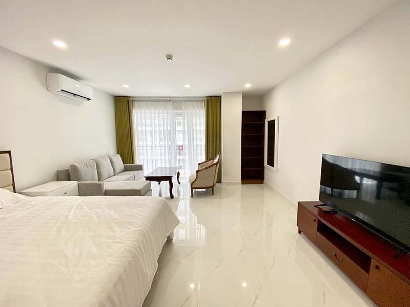 Spacious studio serviced flat for lease on Thao Dien Area Thu Duc City