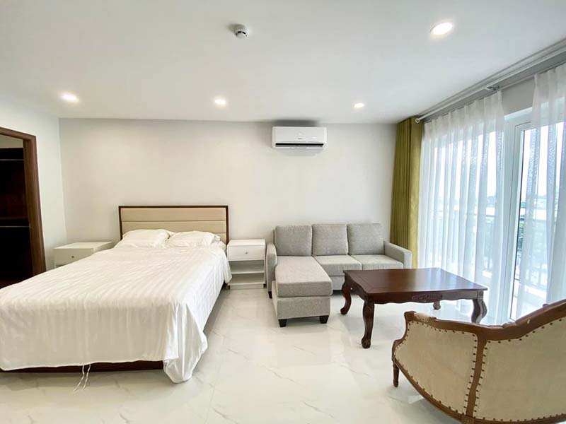 Spacious studio serviced flat for lease on Thao Dien Area Thu Duc City