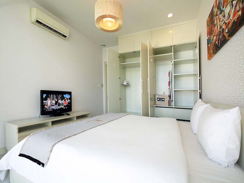 Cozy serviced apartment leasing in Nguyen Van Huong Street Thao Dien Area