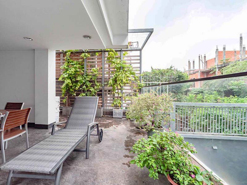 Cozy serviced apartment leasing in Nguyen Van Huong Street Thao Dien Area