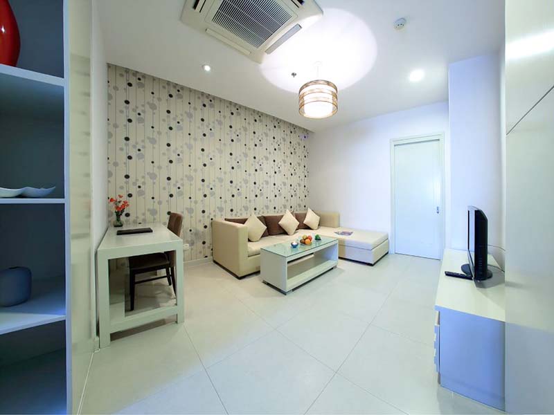Cozy serviced apartment leasing in Nguyen Van Huong Street Thao Dien Area