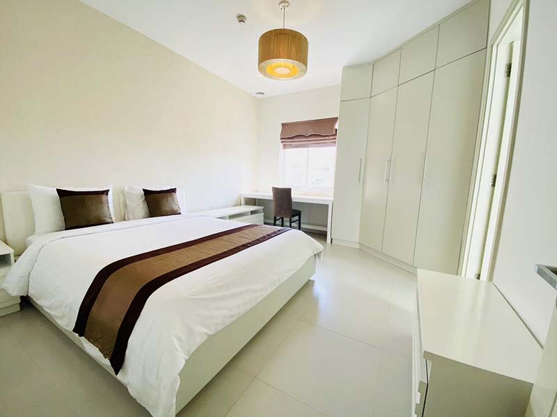 Two bedrooms serviced apartment leasing in Nguyen Van Huong St Thao Dien Thu Duc City