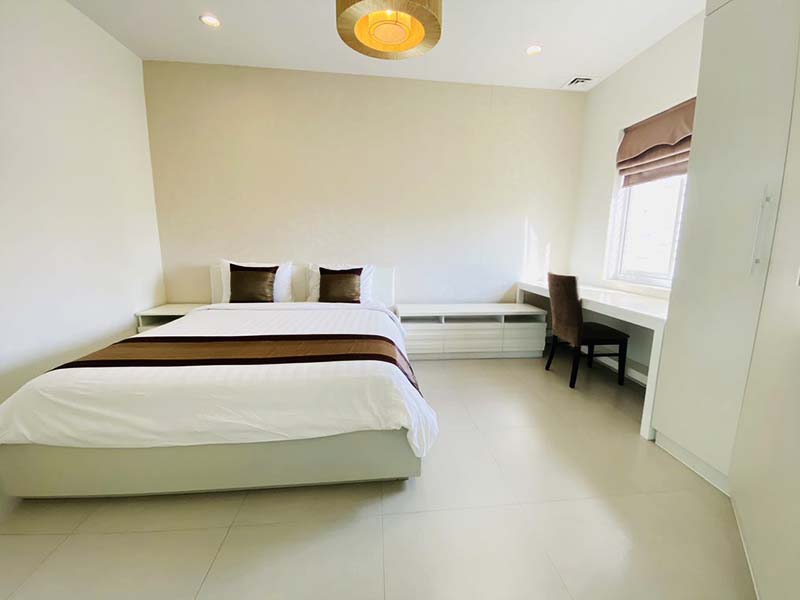 Two bedrooms serviced apartment leasing in Nguyen Van Huong St Thao Dien Thu Duc City