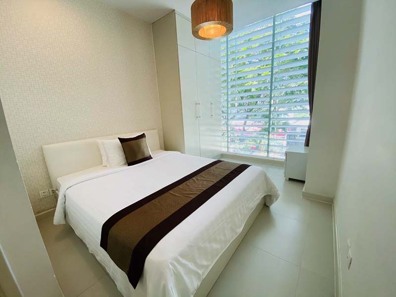 Two bedrooms serviced apartment leasing in Nguyen Van Huong St Thao Dien Thu Duc City