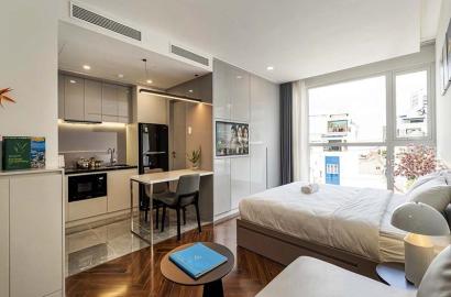 Windy serviced apartment for lease in Phu Nhuan District Nguyen Thi Huynh Street