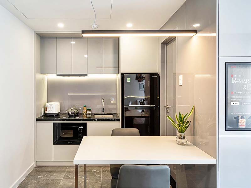 Windy serviced apartment for lease in Phu Nhuan District Nguyen Thi Huynh Street
