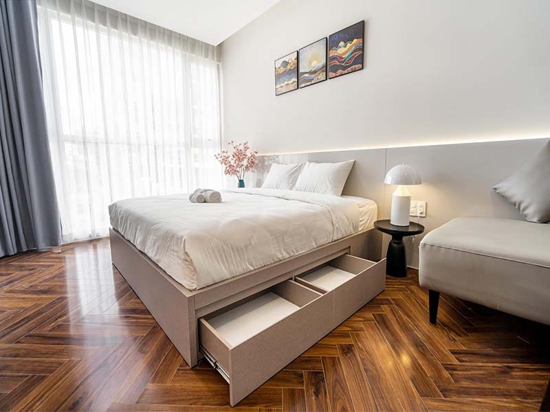 Windy serviced apartment for lease in Phu Nhuan District Nguyen Thi Huynh Street
