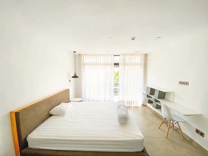 Cozy two bedrooms serviced apartment renting on Thao Dien Area Thu Duc City