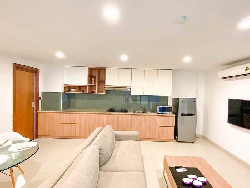 Cozy two bedrooms serviced apartment renting on Thao Dien Area Thu Duc City