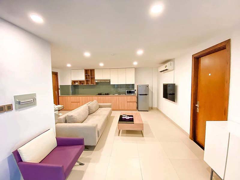 Cozy two bedrooms serviced apartment renting on Thao Dien Area Thu Duc City