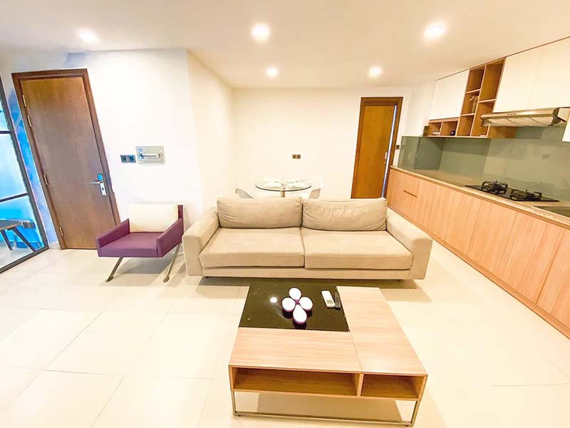 Cozy two bedrooms serviced apartment renting on Thao Dien Area Thu Duc City