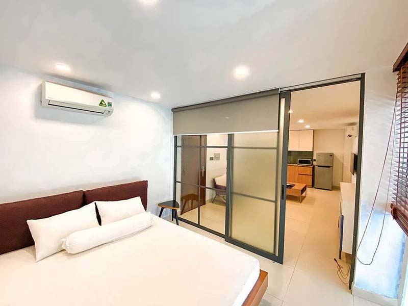 Cozy two bedrooms serviced apartment renting on Thao Dien Area Thu Duc City