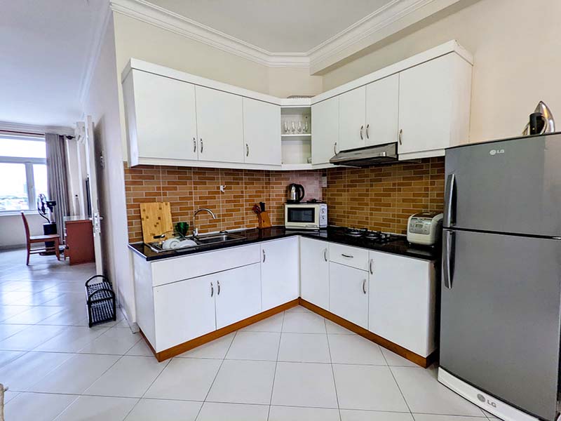 Spacious and windy serviced apartment renting in Binh Thanh District next to the Zoo