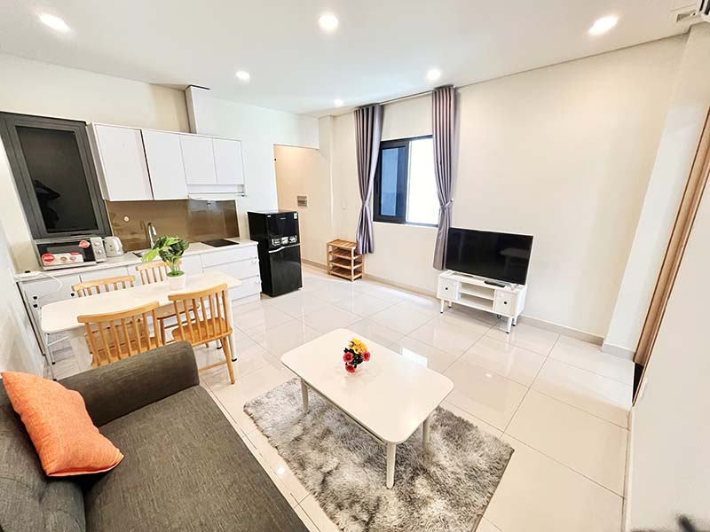 Nice serviced apartment leasing in Binh Thanh District Nguyen Ngoc Phuong Street