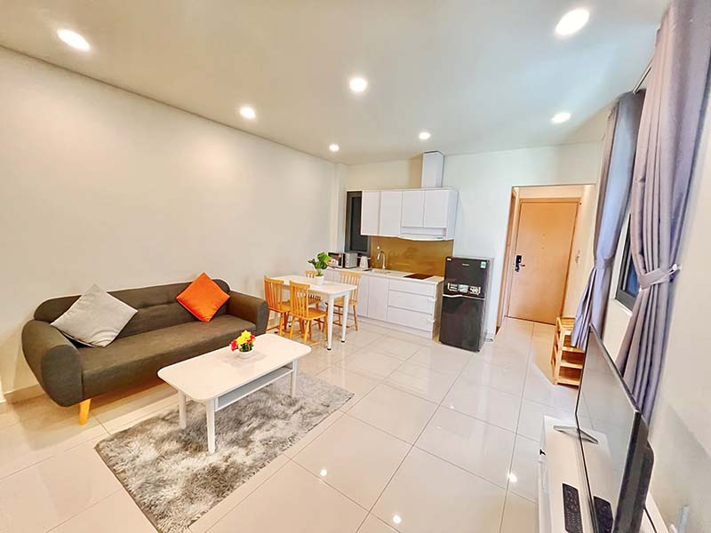 Nice serviced apartment leasing in Binh Thanh District Nguyen Ngoc Phuong Street
