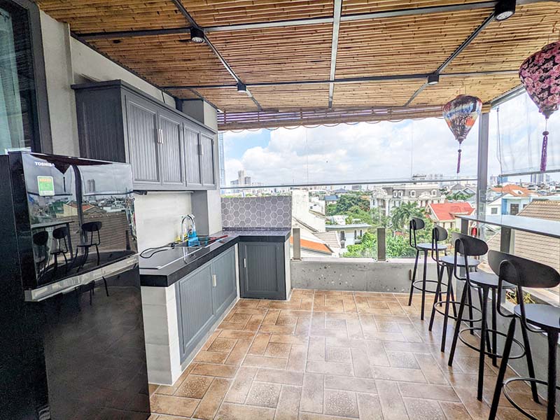 Penthouse serviced apartment leasing in District 2 Thu Duc Ho Chi Minh City