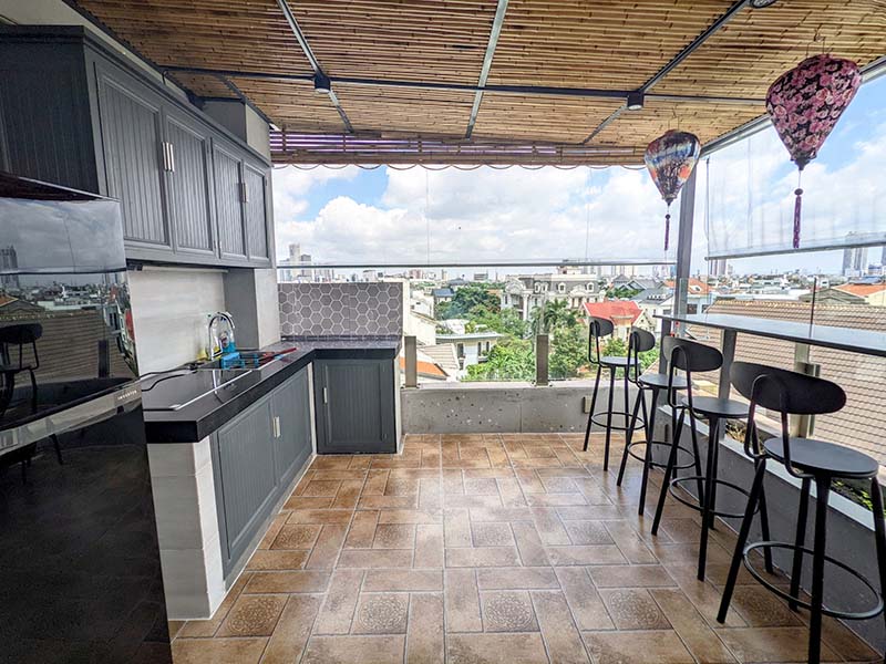 Penthouse serviced apartment leasing in District 2 Thu Duc Ho Chi Minh City