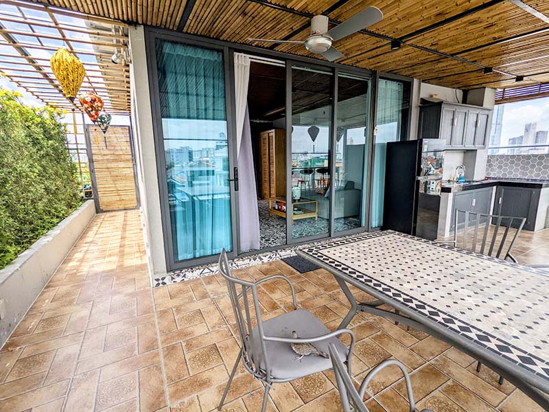 Penthouse serviced apartment leasing in District 2 Thu Duc Ho Chi Minh City