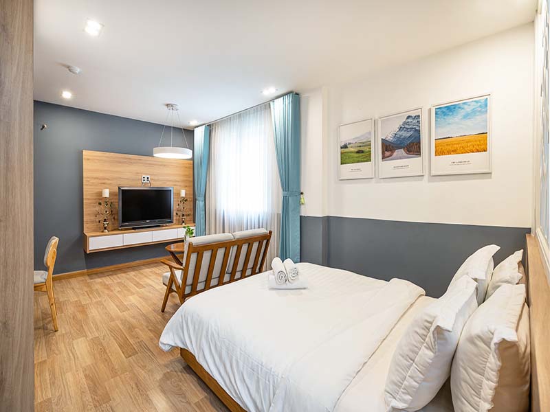 New studio serviced apartment renting in Dakao Ward District 1 Saigon