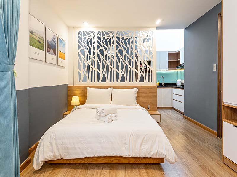 New studio serviced apartment renting in Dakao Ward District 1 Saigon