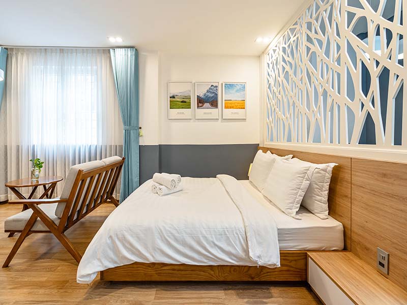New studio serviced apartment renting in Dakao Ward District 1 Saigon