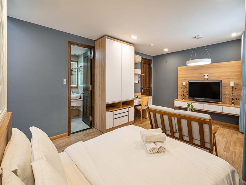 New studio serviced apartment renting in Dakao Ward District 1 Saigon