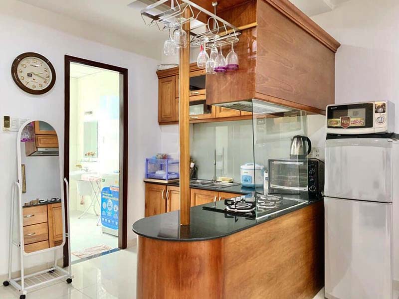 Spacious serviced apartment for rent nearby Ben Thanh Market Le Lai Street