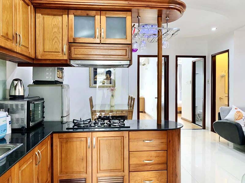 Spacious serviced apartment for rent nearby Ben Thanh Market Le Lai Street