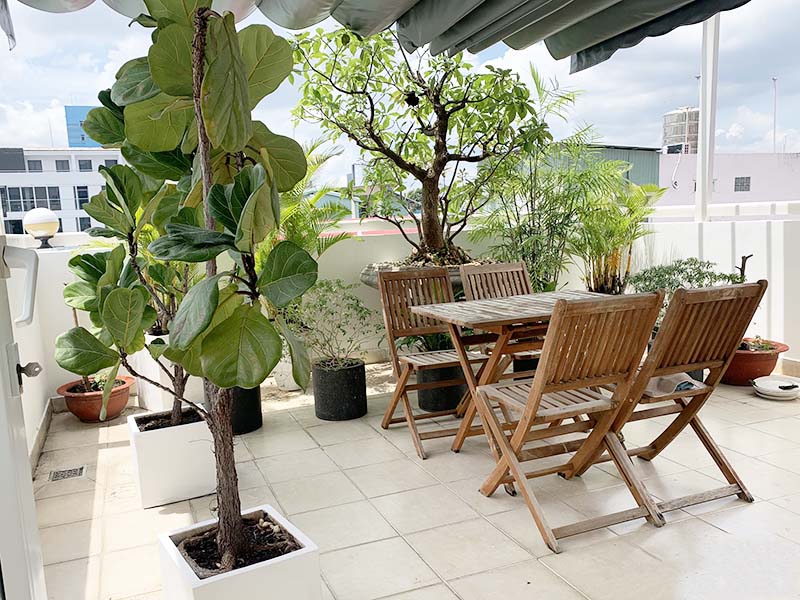 Penthouse serviced apartment leasing on Nguyen Dinh Chieu Street, Dakao Ward, District 1.