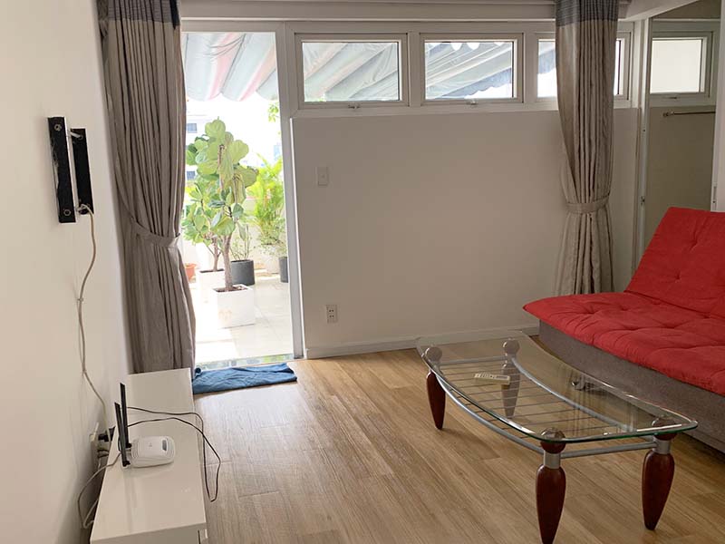 Penthouse serviced apartment leasing on Nguyen Dinh Chieu Street, Dakao Ward, District 1.
