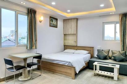Bright studio serviced apartment for rent in Phu Nhuan District Saigon