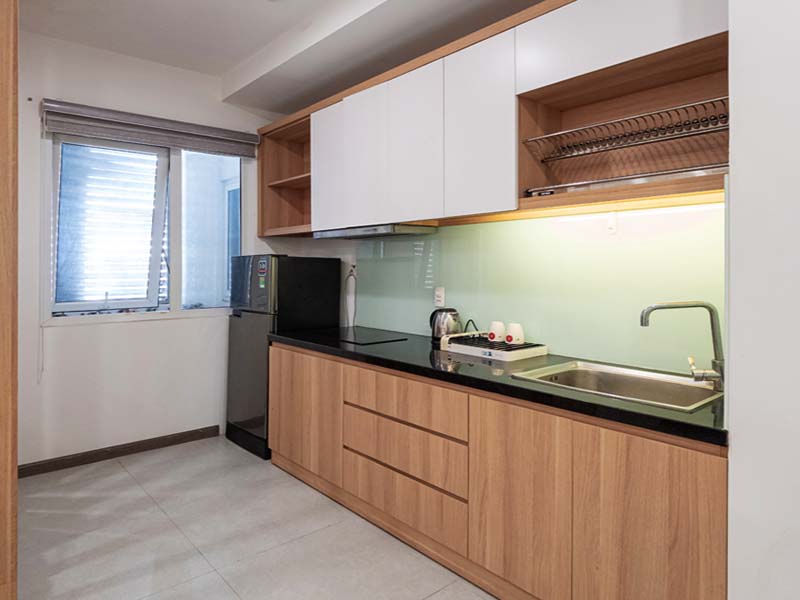 Nice studio serviced apartment renting in Tan Binh District, Cuu Long Street