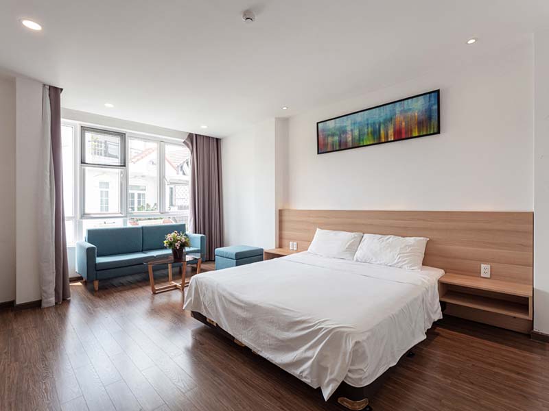 One bedroom serviced apartment for rent on Cuu Long Street, Tan Binh District