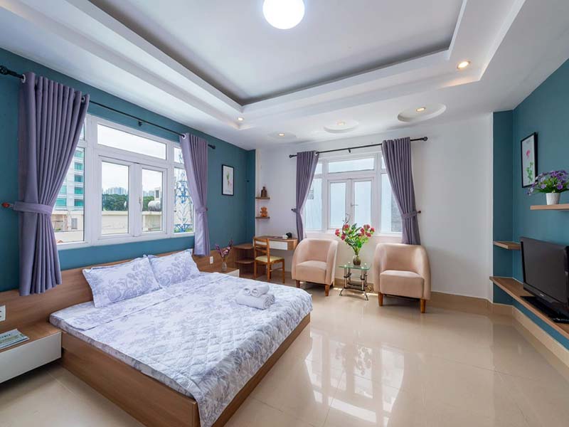 Studio serviced apartment renting on Nguyen Thi Minh Khai Street, Dakao Ward, District 1