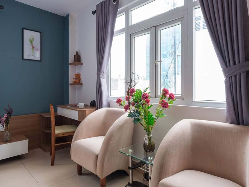 Studio serviced apartment renting on Nguyen Thi Minh Khai Street, Dakao Ward, District 1