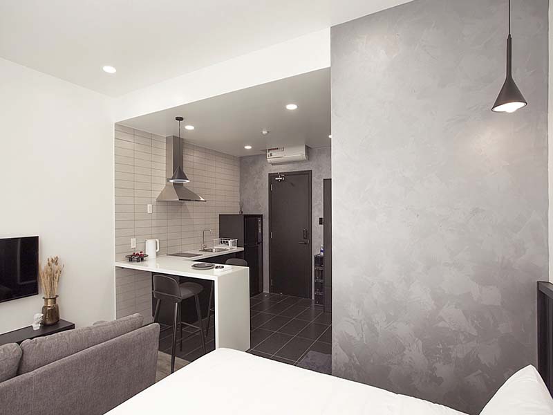 Cozy studio serviced apartment renting in Tan Binh District Tan Vien Street