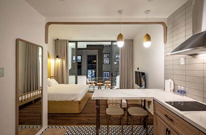 Cozy studio serviced apartment renting in Tan Binh District Tan Vien Street