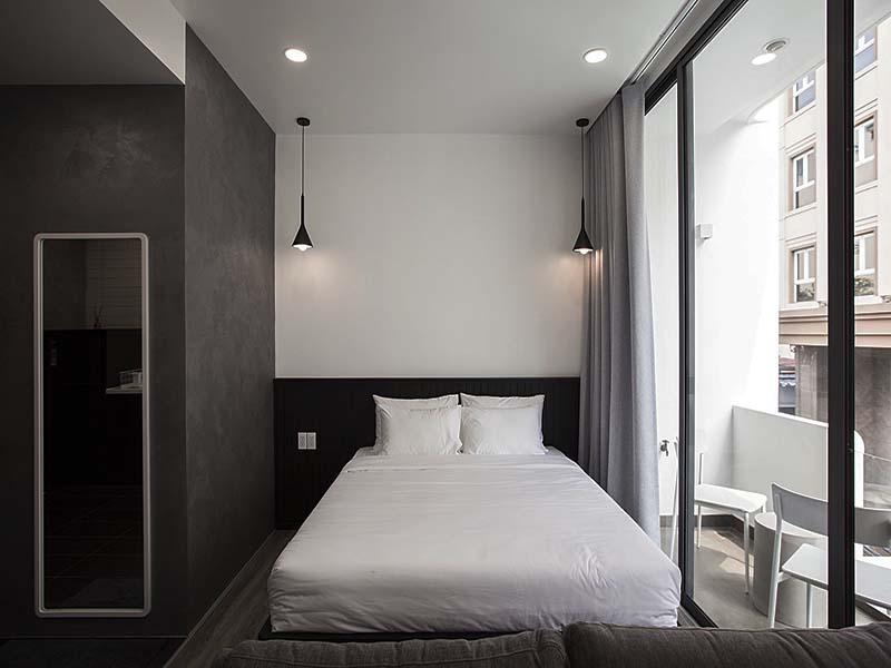 Cozy studio serviced apartment renting in Tan Binh District Tan Vien Street