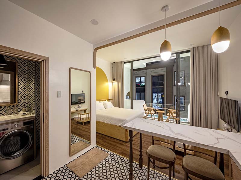 Cozy studio serviced apartment renting in Tan Binh District Tan Vien Street